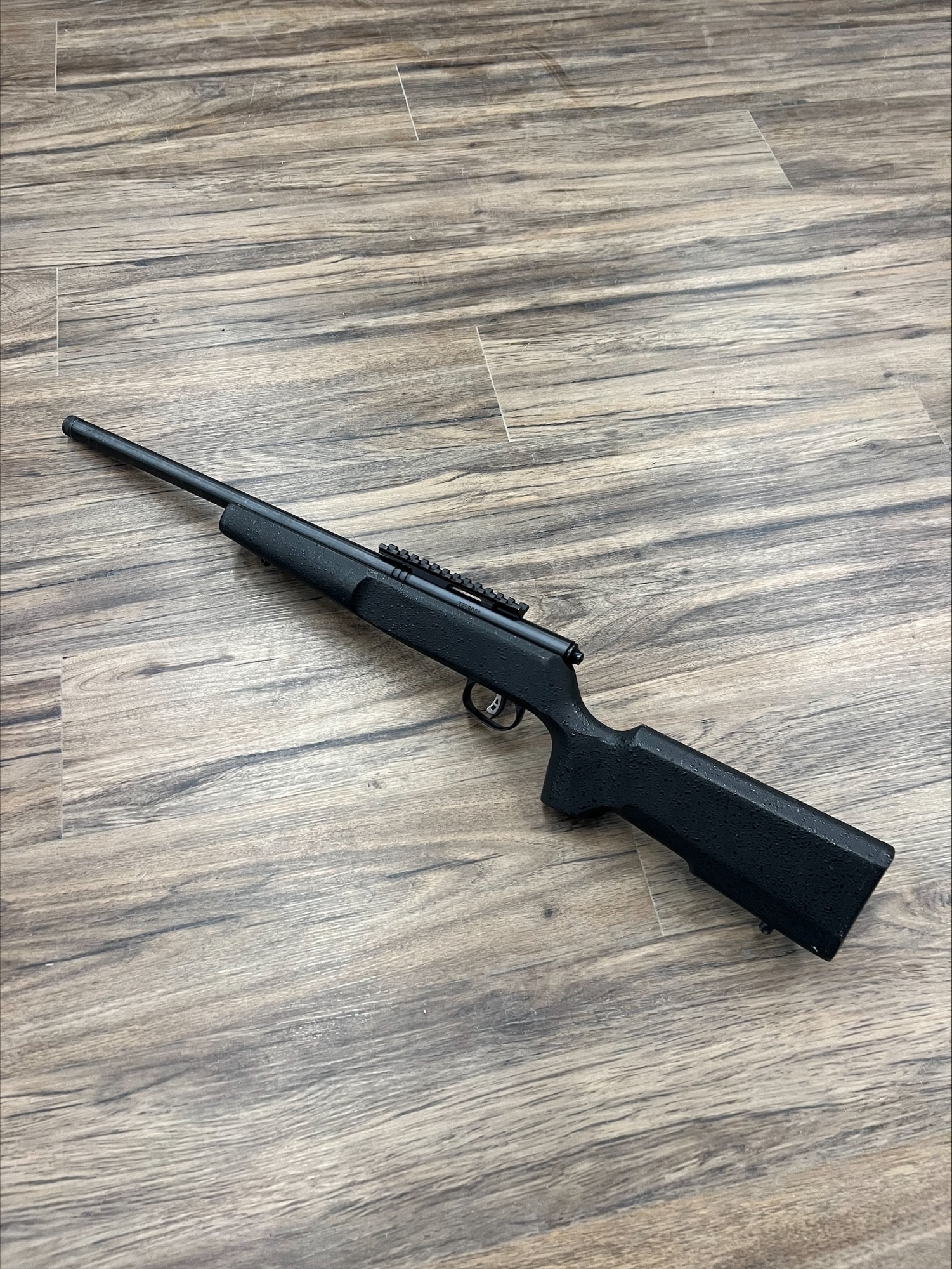 SAVAGE SAVAGE RASCAL TARGET RIFLE, 22LR, BLACK STOCK, PRE-OWNED
