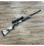 CVA CVA ACCURA MR-X MUZZLELOADER RIFLE, 50 CAL, GREY CERAKOTE, W/ BURRIS FULLFIELD SCOPE, MUZZLE BRAKE, PRE-OWNED