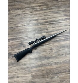 SAVAGE SAVAGE MODEL 16 RIFLE, .308 WIN, LEFT HAND, STAINLESS, W/ NIKON PROSTAFF RIFLESCOPE, PRE-OWNED