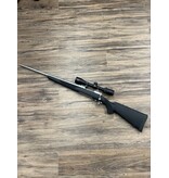 SAVAGE SAVAGE MODEL 16 RIFLE, .308 WIN, LEFT HAND, STAINLESS, W/ NIKON PROSTAFF RIFLESCOPE, PRE-OWNED