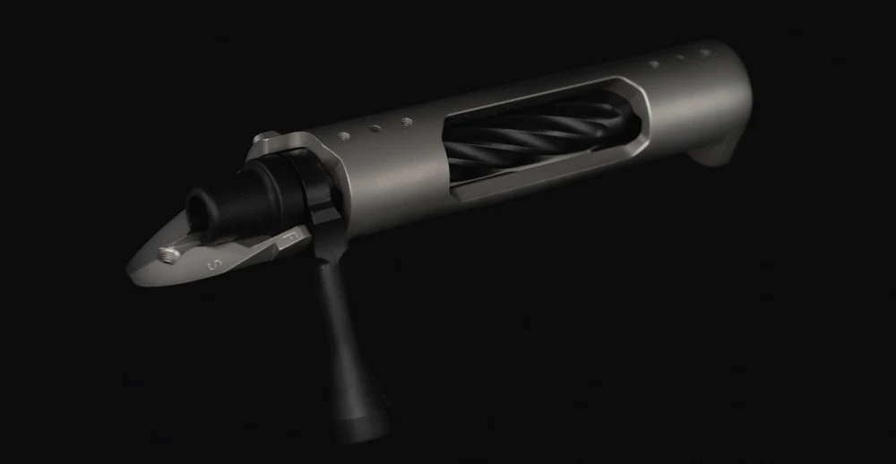 LONE PEAK ARMS RAZOR TI ACTION, SA, RH, 308 BF, W 75 DEGREE BOLT, W/ 20 MOA RAIL