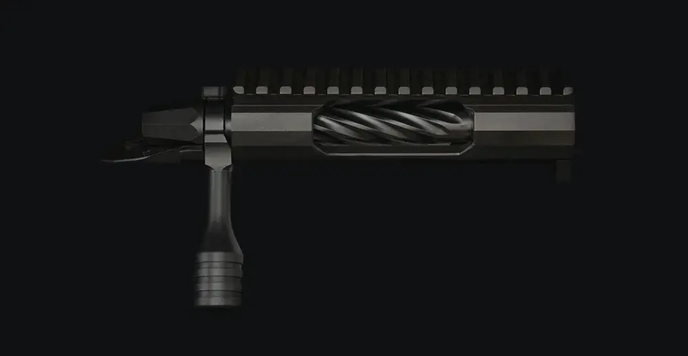 LONE PEAK ARMS FUZION ACTION, LA, RH, MAG BF, W 90 DEGREE BOLT, FULL RAIL, NITRIDED