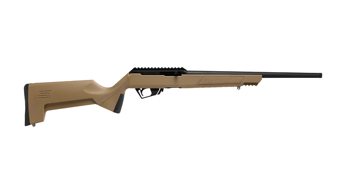 SAVAGE SAVAGE RXR22 RIFLE, 22 LR, 16.5" BARREL, FDE
