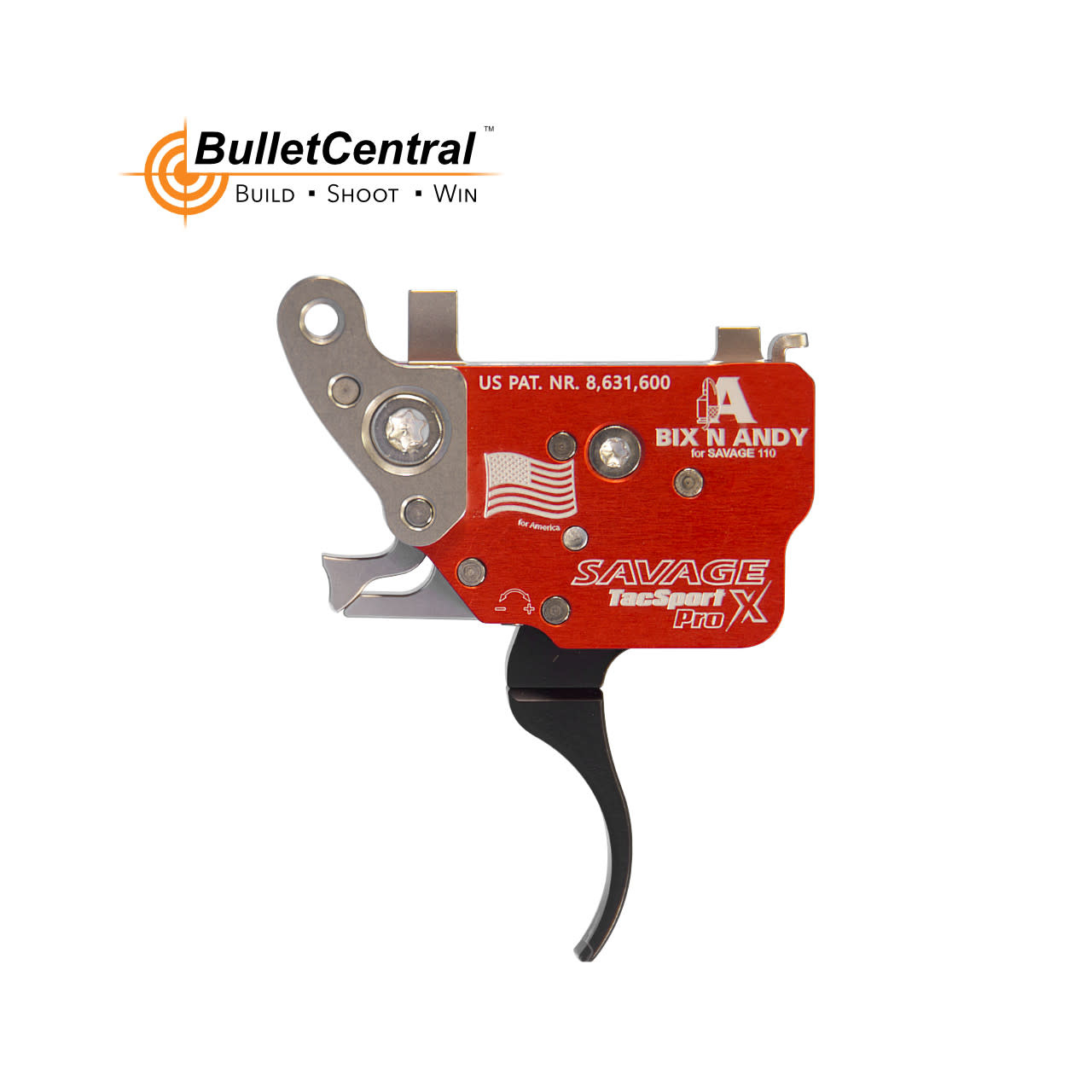 BIX'N ANDY TACSPORT PRO-X TRIGGER, SAVAGE, SINGLE STAGE, W/ SMOOTH WIDE SHOE