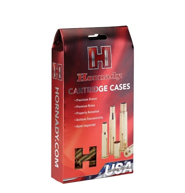 HORNADY HORNADY UNPRIMED BRASS, 22 HORNET, 50 PIECES
