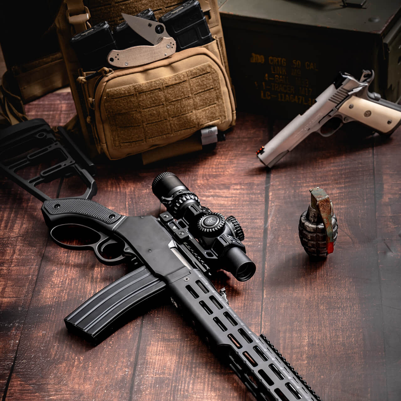 MIDWEST INDUSTRIES MIDWEST INDUSTRIES LEVER ACTION STOCK, HENRY SUPREME