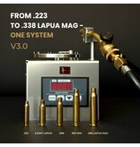AGS BRASS ANNEALER 3.0, W/ 3 SETS OF INSERTS, 2 TORCH HOLDERS, MARKER HOLDER & POWER SUPPLY