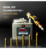AGS BRASS ANNEALER 3.1, W/ 4 SETS OF INSERTS, 2 TORCH HOLDERS, MARKER HOLDER & POWER SUPPLY