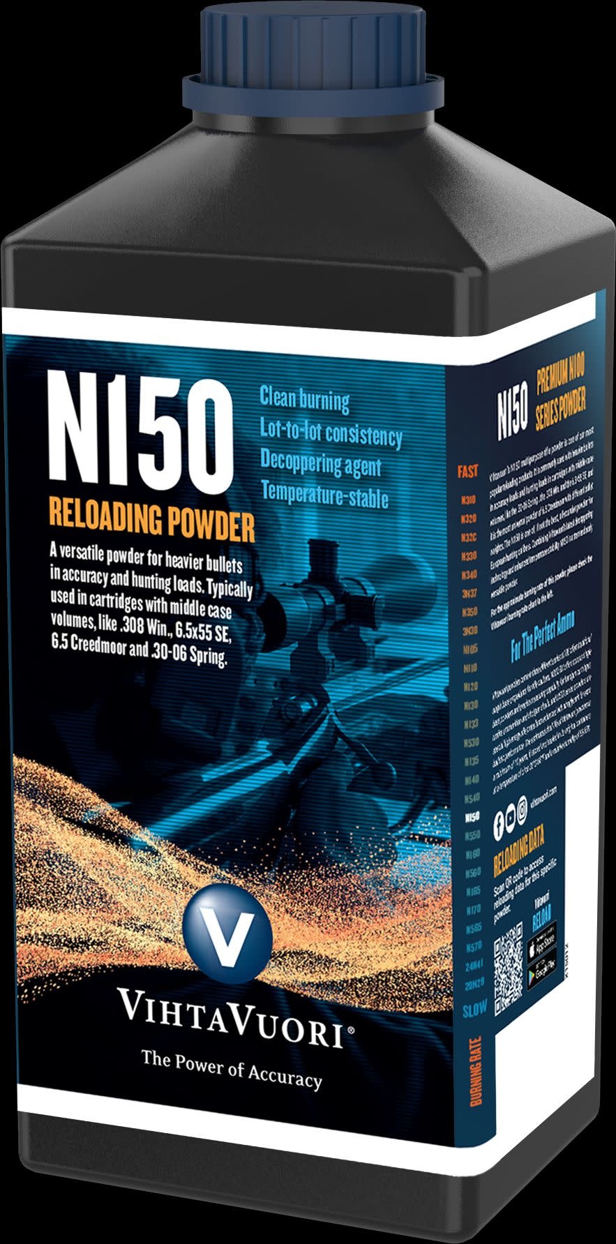 VIHTAVUORI VIHTAVUORI RELOADING POWDER, N150, 1 KG