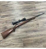 HUSQVARNA AB RIFLE, 308 WIN, WOOD STOCK, W/ BUSHNELL TROPHY XLT 3-9X40 SCOPE, PRE-OWNED
