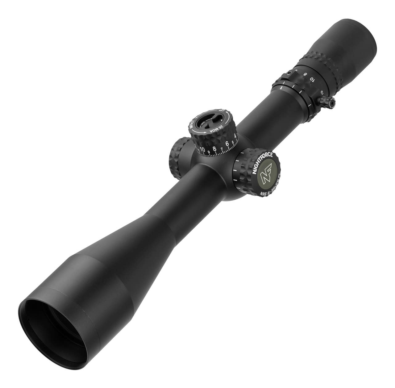 NIGHTFORCE NIGHTFORCE NX6 F1 RIFLESCOPE, 6-36X56, FFP, MIL-XT, MRAD