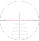 NIGHTFORCE NIGHTFORCE NX6 F1 RIFLESCOPE, 6-36X56, FFP, MIL-XT, MRAD