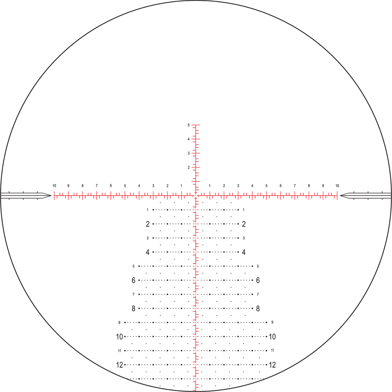 NIGHTFORCE NIGHTFORCE NX6 F1 RIFLESCOPE, 6-36X56, FFP, MIL-XT, MRAD
