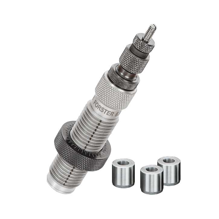 FORSTER FORSTER BUSHING FULL LENGTH SIZING DIE, 7MM REM MAG , W/ 304, 306 & 308 BUSHINGS
