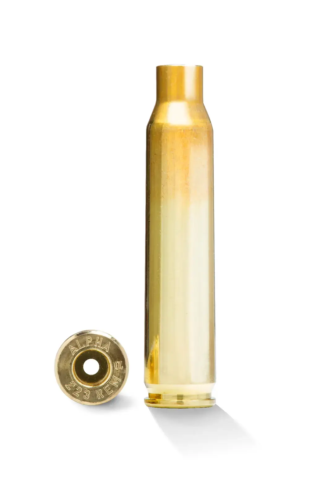 ALPHA MUNITIONS BRASS, 223 REMINGTON, 100 COUNT
