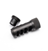AREA 419 AREA 419 SIDEWINDER MAGNUM SELF TIMING MUZZLE BRAKE, 5/8X24, 6.5 CAL, BLACK