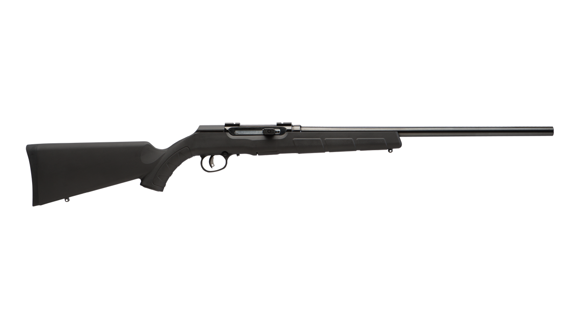 SAVAGE SAVAGE A17 RIFLE, 17 HMR, HEAVY BARREL, SYNTHETIC STOCK