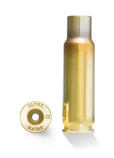 ALPHA MUNITIONS BRASS, 8.6 BLACKOUT, LRP, 100 COUNT