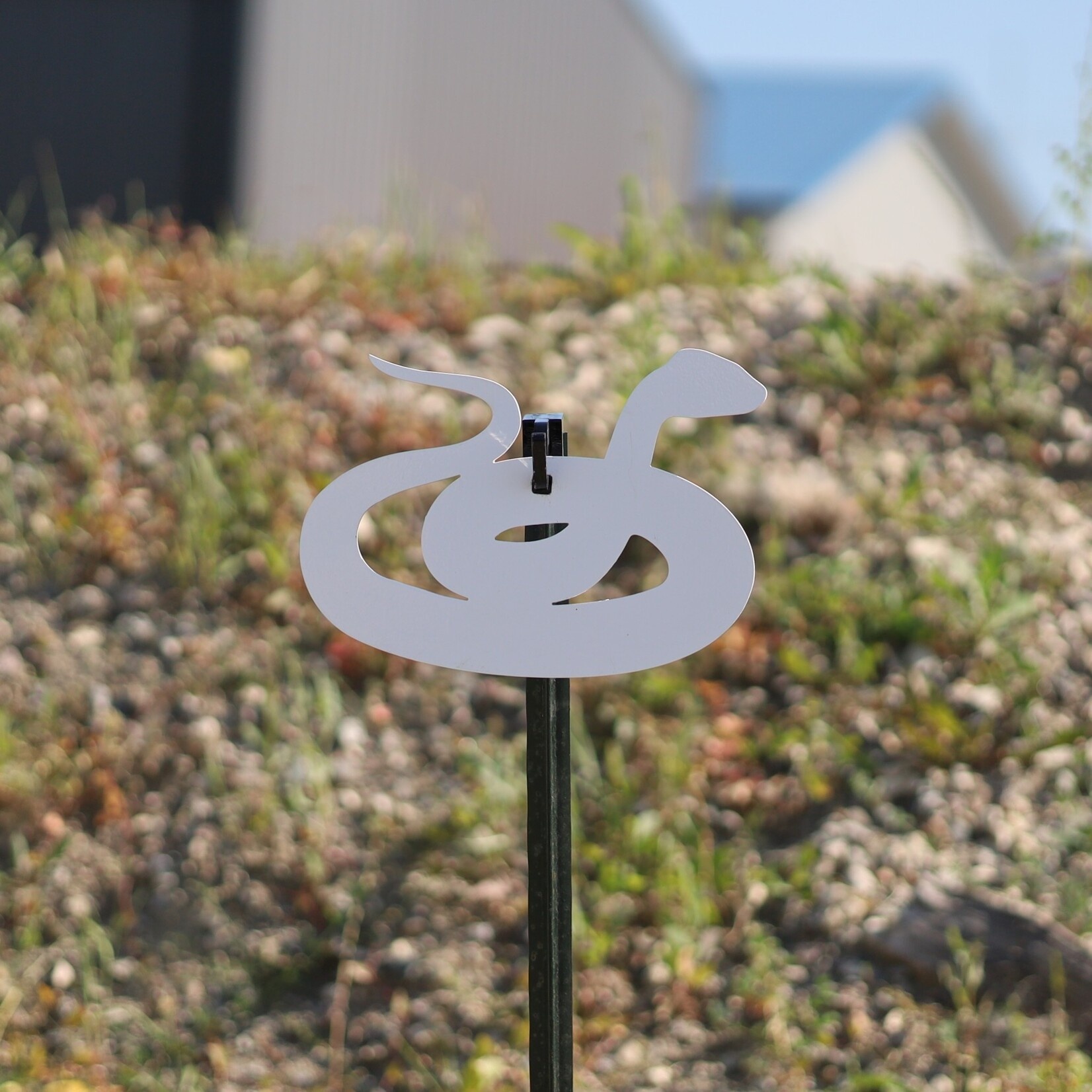 ENGAGE PRECISION ENGAGE PRECISION AR500 STEEL RIFLE TARGET SILHOUETTE, 3/8”, FULL SIZE SNAKE, WHITE