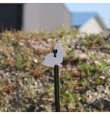 ENGAGE PRECISION ENGAGE PRECISION AR500 STEEL RIFLE TARGET SILHOUETTE, 3/8”, 2/3 SIZE BUSH BUNNY, WHITE