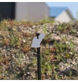 ENGAGE PRECISION ENGAGE PRECISION AR500 STEEL RIFLE TARGET SILHOUETTE, 3/8”, 1/2 SIZE CAT, WHITE