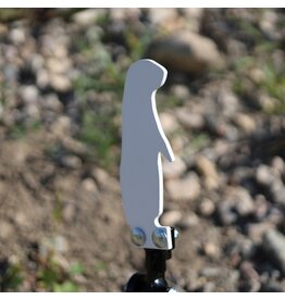ENGAGE PRECISION ENGAGE PRECISION AR500 STEEL RIMFIRE GRAVITY POPPER TARGET, 1/4”, PRAIRIE DOG, WHITE