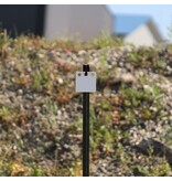 ENGAGE PRECISION ENGAGE PRECISION AR500 STEEL RIMFIRE TARGET GONG, SQUARE/DIAMOND, 1/4,”, 4”, WHITE