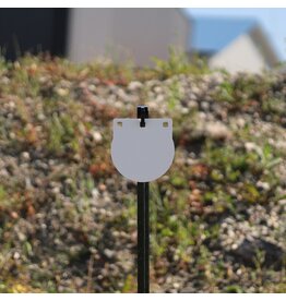 ENGAGE PRECISION ENGAGE PRECISION AR500 STEEL RIMFIRE TARGET GONG, ROUND, 1/4”, 7”, WHITE