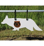 ENGAGE PRECISION ENGAGE PRECISION AR500 STEEL RIMFIRE TARGET SILHOUETTE, 1/4", 1/2 SIZE COYOTE, WHITE