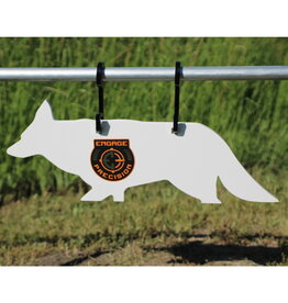 ENGAGE PRECISION ENGAGE PRECISION AR500 STEEL RIMFIRE TARGET SILHOUETTE, 1/4", 1/2 SIZE COYOTE, WHITE