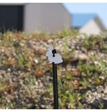 ENGAGE PRECISION ENGAGE PRECISION AR500 STEEL RIMFIRE TARGET SILHOUETTE, BUNNY, 1/4”, 1/2 SIZE, WHITE
