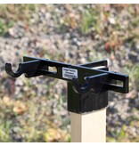 ENGAGE PRECISION ENGAGE PRECISION AR500 STEEL 2X4 DOUBLE SLIDE HOOK HANGER, W/ 2 HOOKS, 3/8”, BLACK