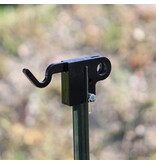 ENGAGE PRECISION ENGAGE PRECISION AR500 STEEL MATCH GRADE T POST COMBO TOPPER HOOK, 3/8”, BLACK