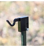 ENGAGE PRECISION ENGAGE PRECISION AR500 STEEL MATCH GRADE T POST TOPPER HOOK, 3/8”, BLACK