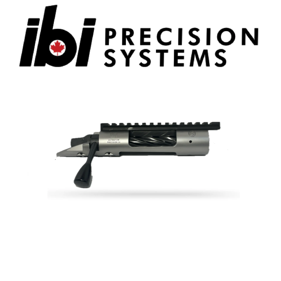 IBI ULTIMATUM HMB RIFLE ACTION, LONG, RH, 532 BF, REPEATER, 20 MOA, SATIN STAINLESS ACTION & BLACK NITRIDE BOLT