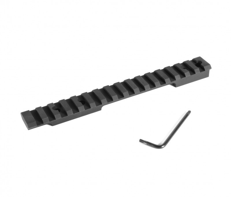 EGW EGW HD HOWA 1500/WEATHERBY VANGUARD SHORT ACTION PICATINNY RAIL SCOPE MOUNT, 0 MOA