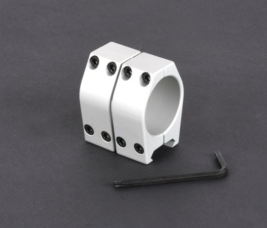 EGW EGW 30MM PRACTICAL ALUMINUM RINGS, .840”, SILVER
