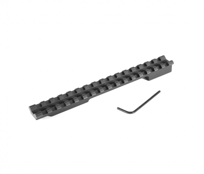 EGW EGW MAUSER 98 LARGE RING PICATINNY RAIL SCOPE MOUNT, UNDRILLED, 0 MOA