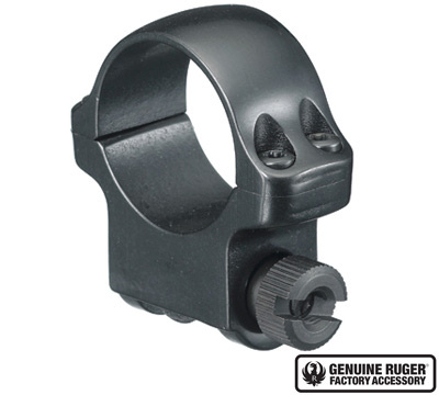 RUGER RUGER M77 HAWKEYE SCOPE RING, 4B, 1”, MEDIUM, BLUE