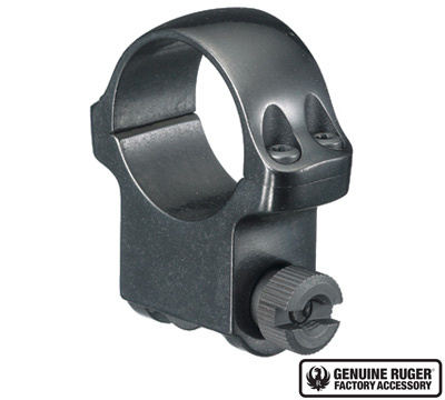 RUGER RUGER M77 HAWKEYE SCOPE RING, 5B, 1”, HIGH, BLUE