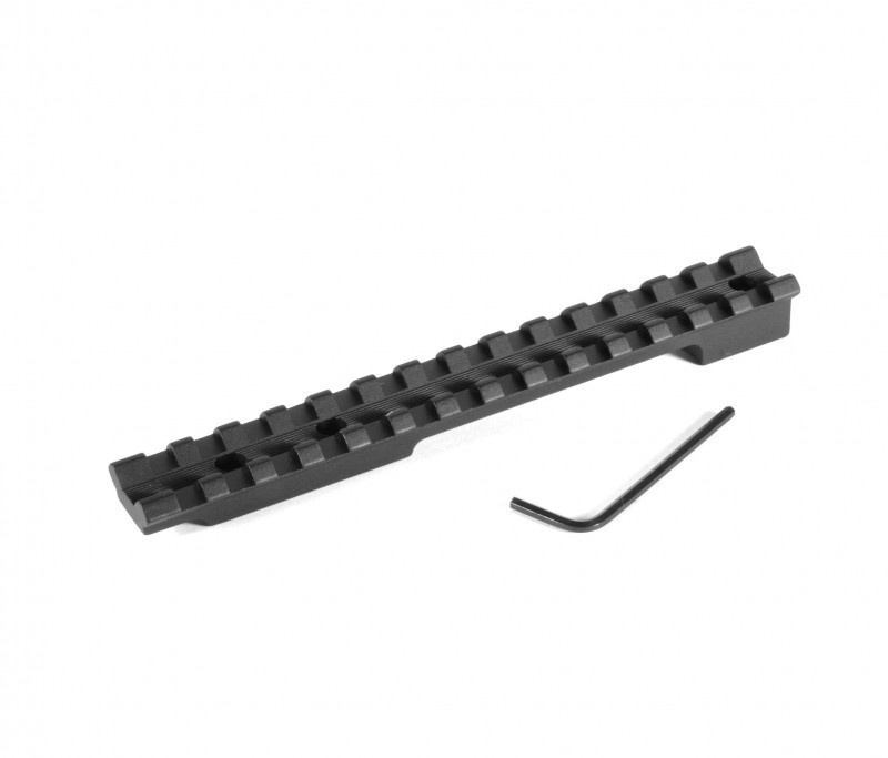 EGW EGW RUGER M-77 SHORT ACTION PICATINNY RAIL SCOPE MOUNT, 0 MOA, (MUST DRILL & TAP RECEIVER)