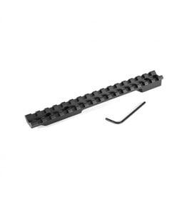 EGW EGW RUGER M-77 LONG ACTION PICATINNY RAIL MOUNT 0 MOA (MUST DRILL & TAP RECEIVER)