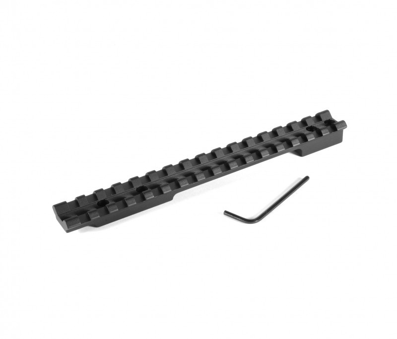 EGW EGW RUGER M-77 LONG ACTION PICATINNY RAIL MOUNT 0 MOA (MUST DRILL & TAP RECEIVER)