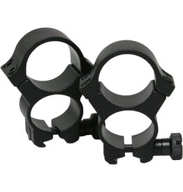 REDFIELD REDFIELD WEAVER SEE-THRU SCOPE RINGS, 3/8 DOVETAIL, BLACK
