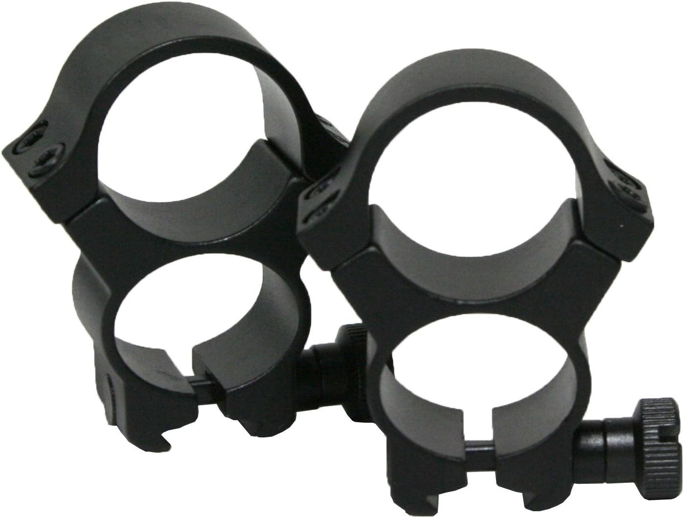 REDFIELD REDFIELD WEAVER SEE-THRU SCOPE RINGS, 3/8 DOVETAIL, BLACK