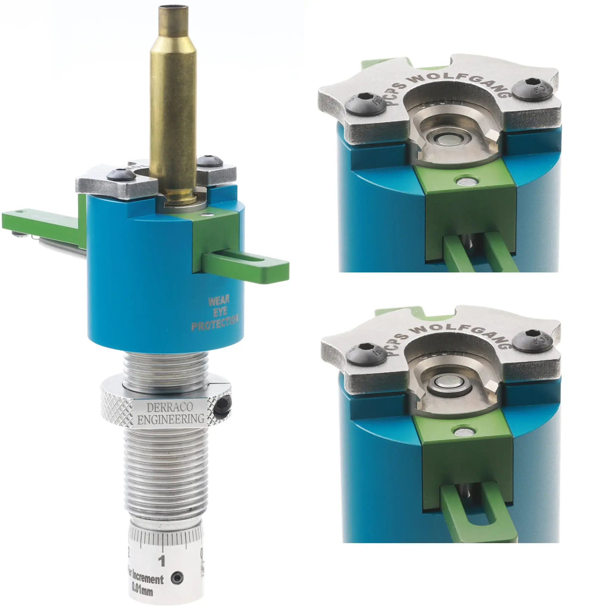 DERRACO ENGINEERING PCPS WOLFGANG BASE REFERENCED PRECISION PRIMER SEATING TOOL SYSTEM