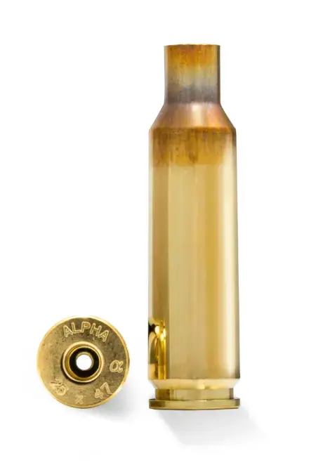 ALPHA MUNITIONS BRASS, 25x47 LAPUA, SRP, 100 COUNT