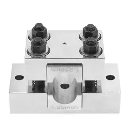 DERRACO ENGINEERING MOVE-YA-BASTARD 4-POST BARREL VISE, W/ 7 BUSHINGS