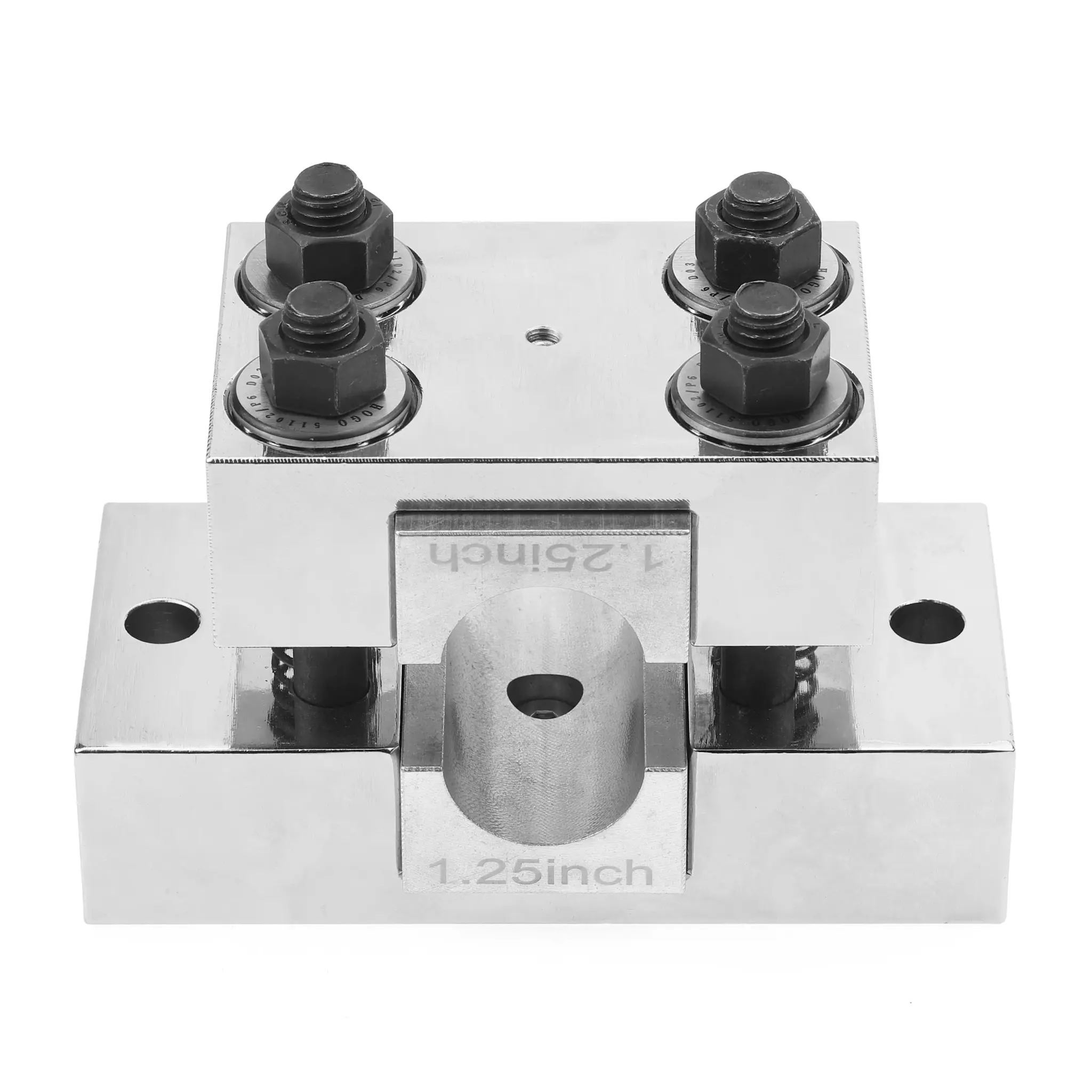 DERRACO ENGINEERING MOVE-YA-BASTARD 4-POST BARREL VISE, W/ 7 BUSHINGS