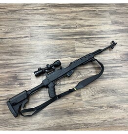 RUSSIAN SURPLUS RUSSIAN SKS RIFLE, 7.62X39, ATI STOCK, W/ SCOPE, PRE-OWNED